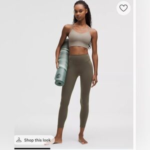 Lululemon Wunder Under SmoothCover High-Rise Tight 25" - color CRATER BLUE